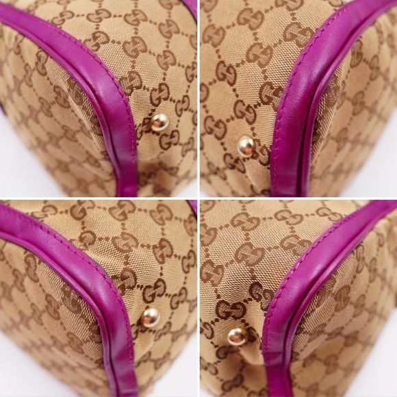 BA01❤️ Gucci GG Canvas Boston Bag - Picture 12 of 16